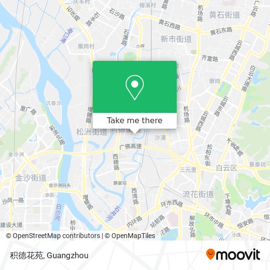 积德花苑 map
