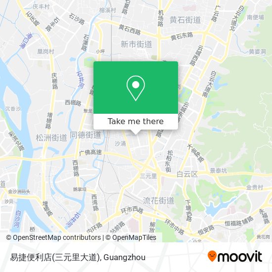 易捷便利店(三元里大道) map