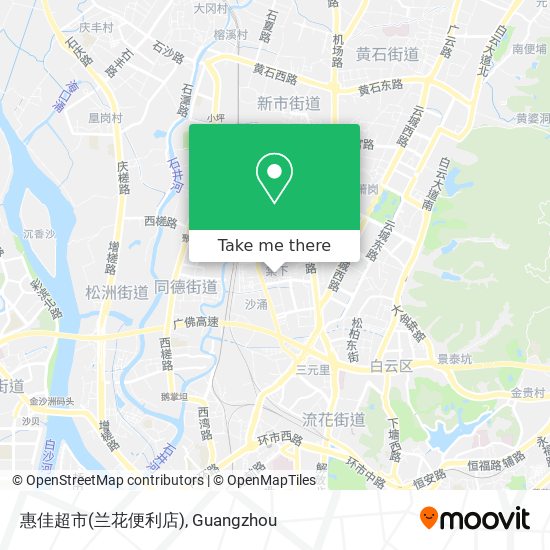 惠佳超市(兰花便利店) map