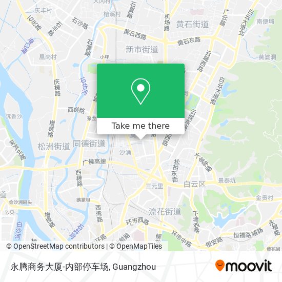 永腾商务大厦-内部停车场 map
