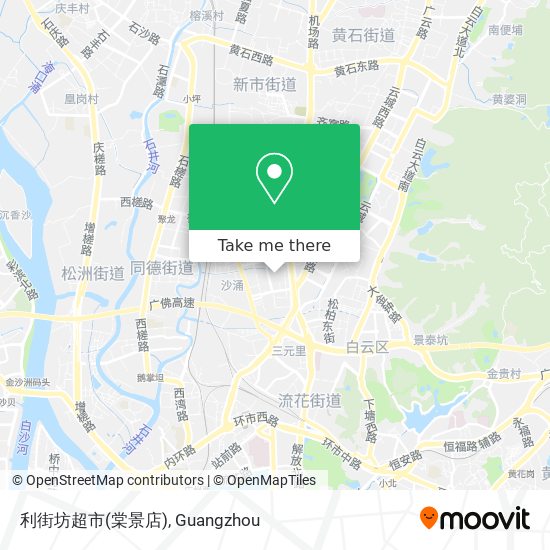 利街坊超市(棠景店) map