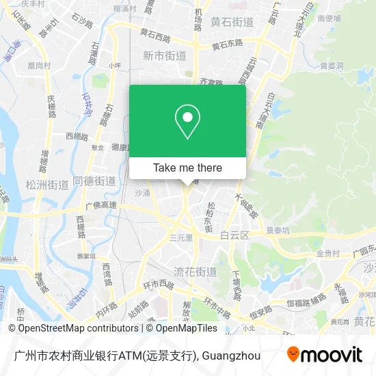 广州市农村商业银行ATM(远景支行) map