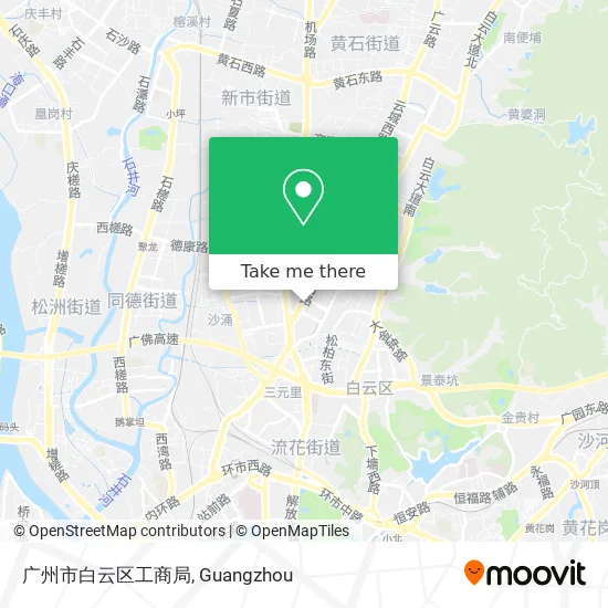 广州市白云区工商局 map