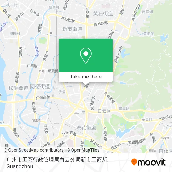 广州市工商行政管理局白云分局新市工商所 map
