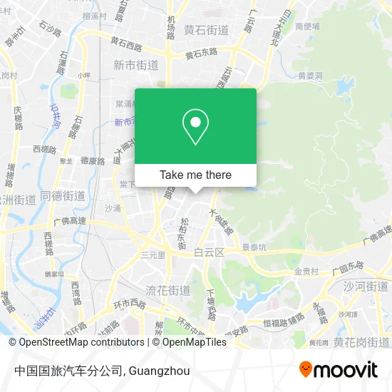 中国国旅汽车分公司 map