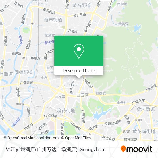 锦江都城酒店(广州万达广场酒店) map