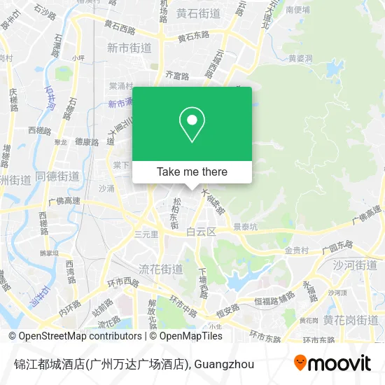 锦江都城酒店(广州万达广场酒店) map