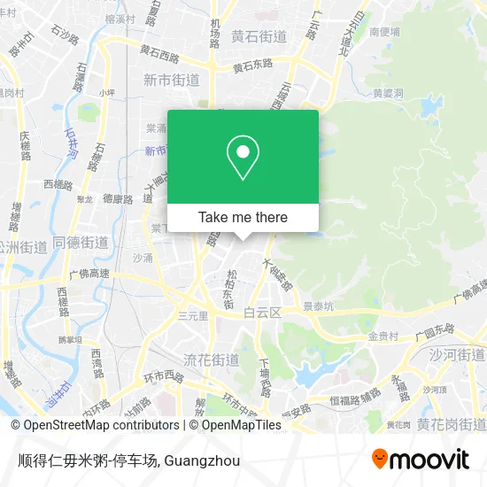 顺得仁毋米粥-停车场 map