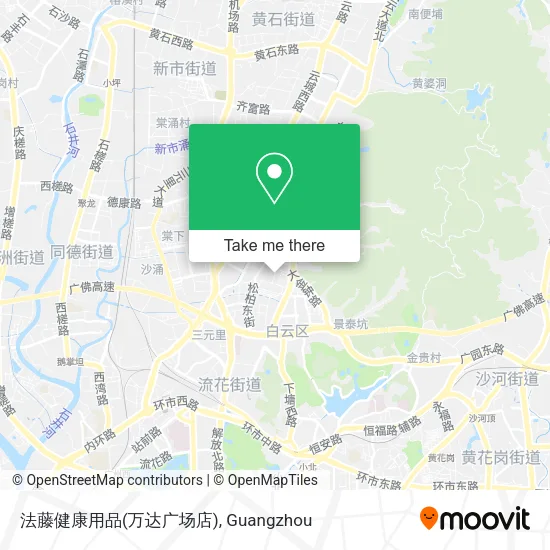 法藤健康用品(万达广场店) map