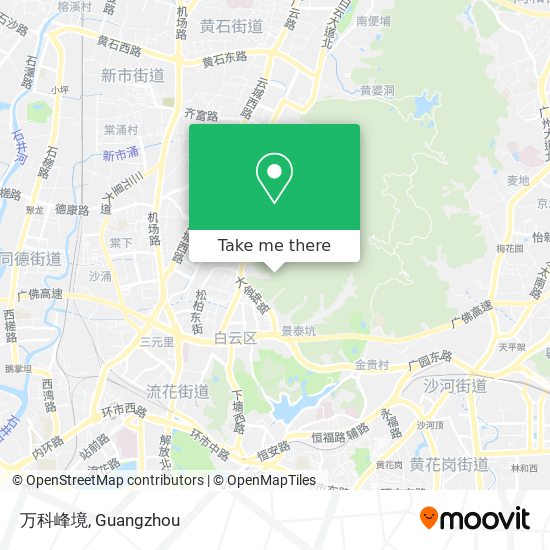 万科峰境 map