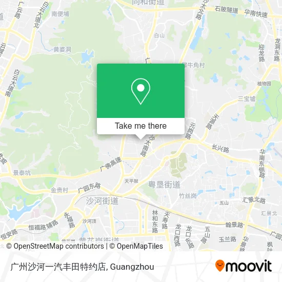 广州沙河一汽丰田特约店 map