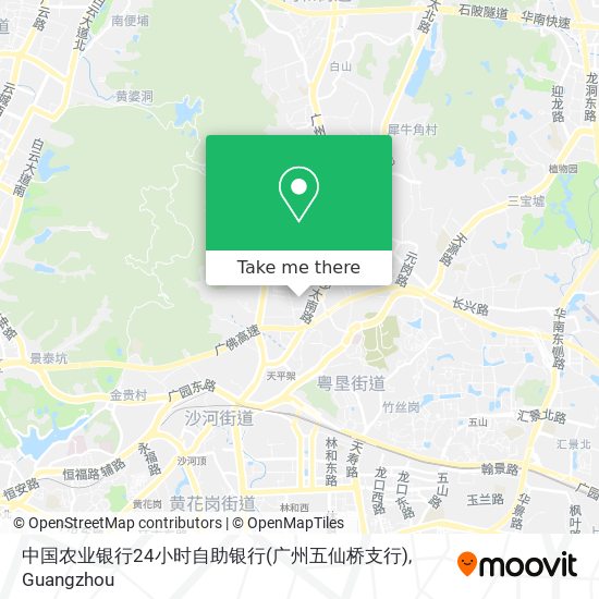 中国农业银行24小时自助银行(广州五仙桥支行) map
