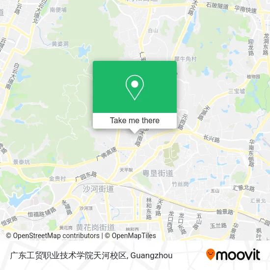 广东工贸职业技术学院天河校区 map