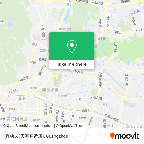 真功夫(天河客运店) map