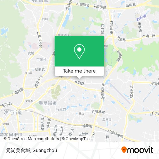 元岗美食城 map
