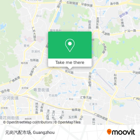 元岗汽配市场 map