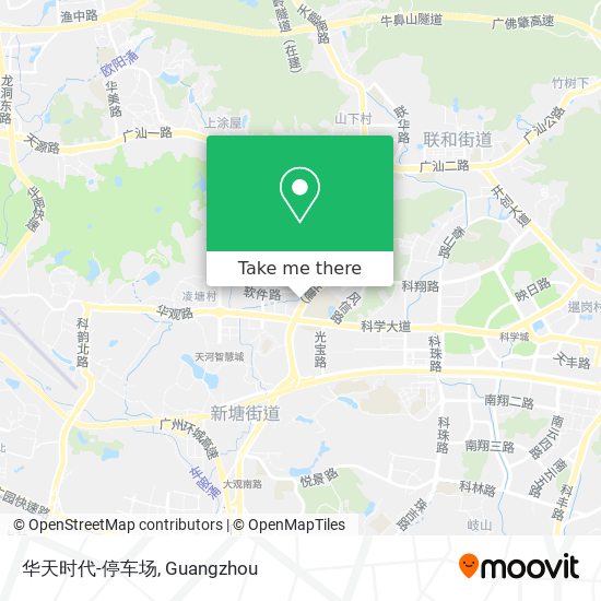 华天时代-停车场 map