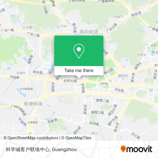 科学城客户联络中心 map