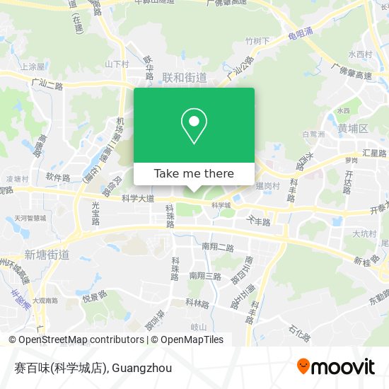 赛百味(科学城店) map