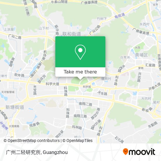 广州二轻研究所 map