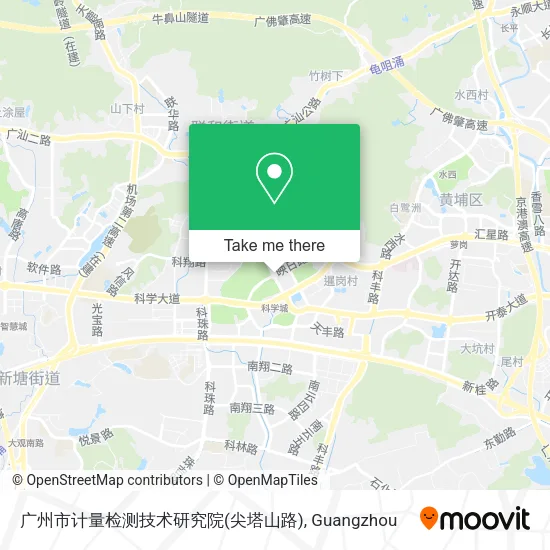 广州市计量检测技术研究院(尖塔山路) map