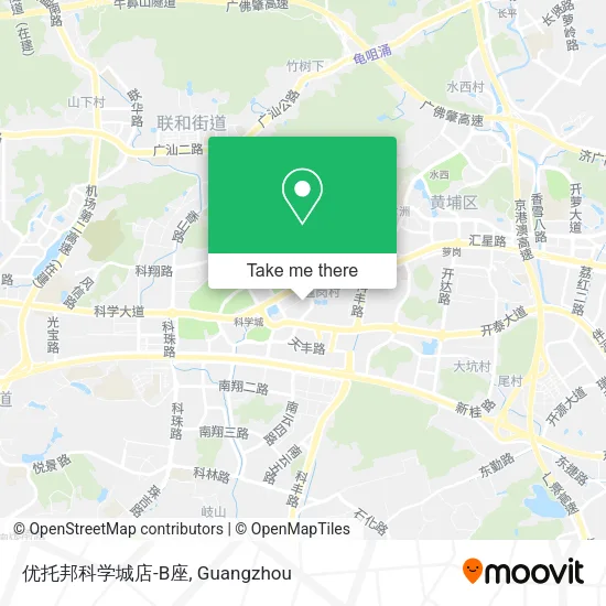 优托邦科学城店-B座 map