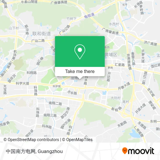 中国南方电网 map