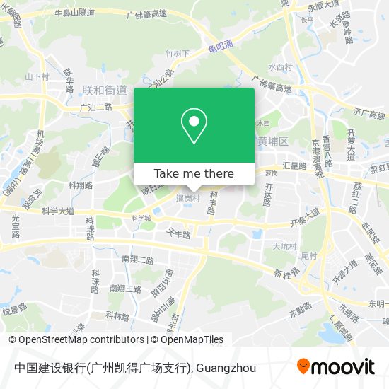中国建设银行(广州凯得广场支行) map