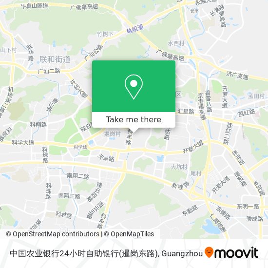 中国农业银行24小时自助银行(暹岗东路) map