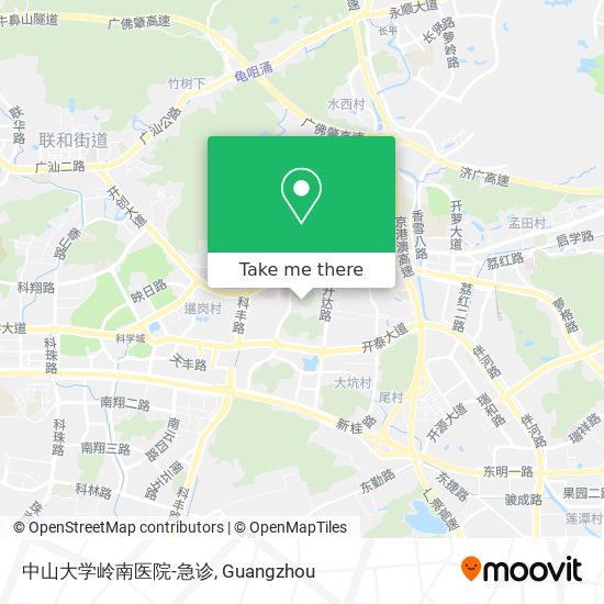 中山大学岭南医院-急诊 map