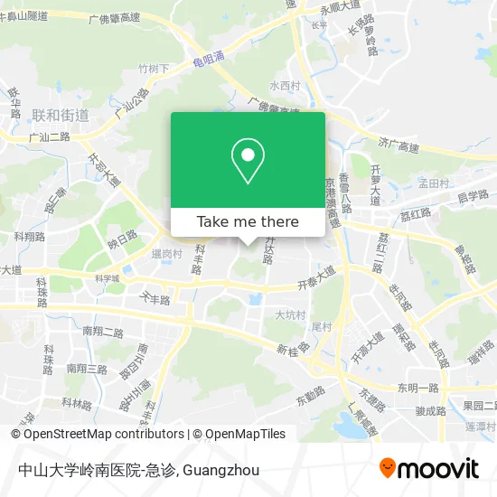 中山大学岭南医院-急诊 map