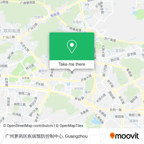 广州萝岗区疾病预防控制中心 map