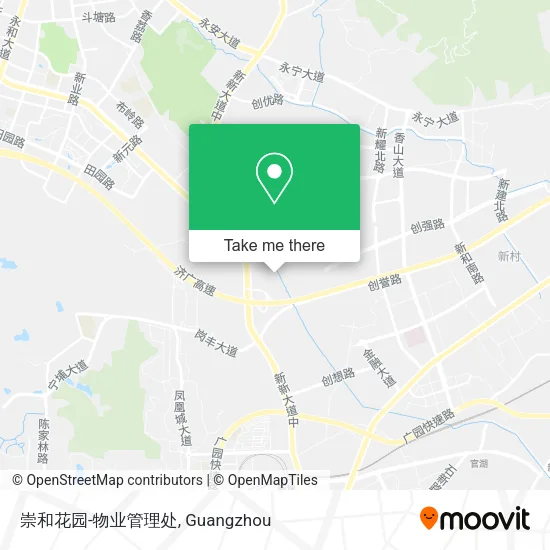 崇和花园-物业管理处 map