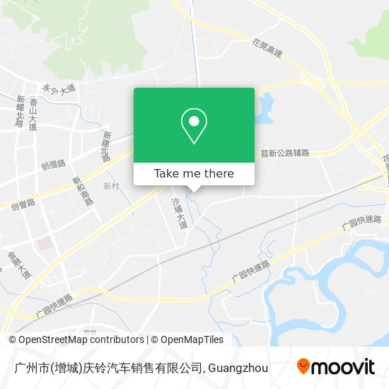 广州市(增城)庆铃汽车销售有限公司 map