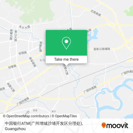 中国银行ATM(广州增城沙埔开发区分理处) map