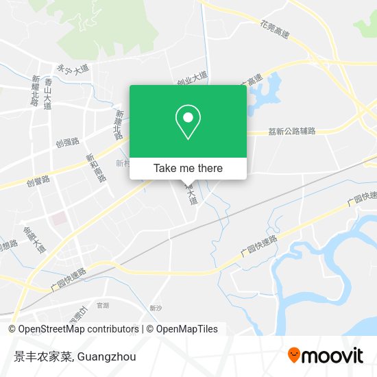 景丰农家菜 map