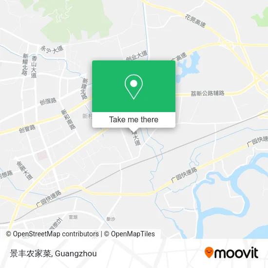 景丰农家菜 map