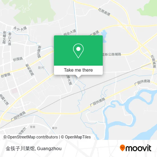 金筷子川菜馆 map
