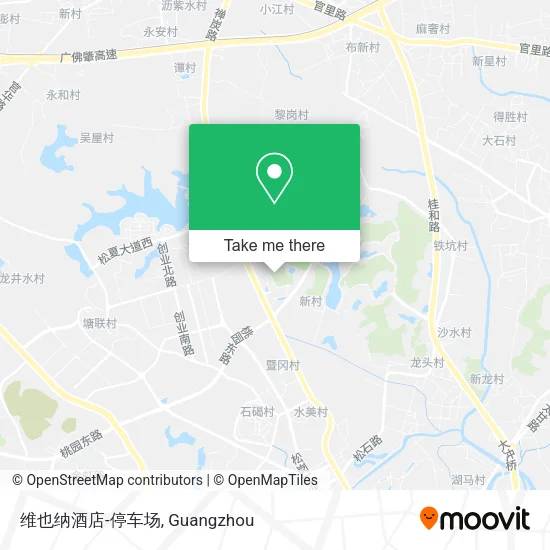 维也纳酒店-停车场 map