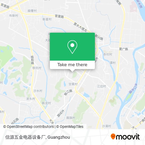 信源五金电器设备厂 map