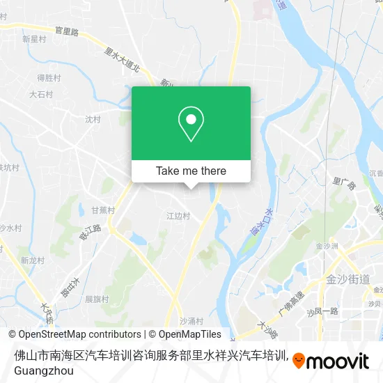 佛山市南海区汽车培训咨询服务部里水祥兴汽车培训 map