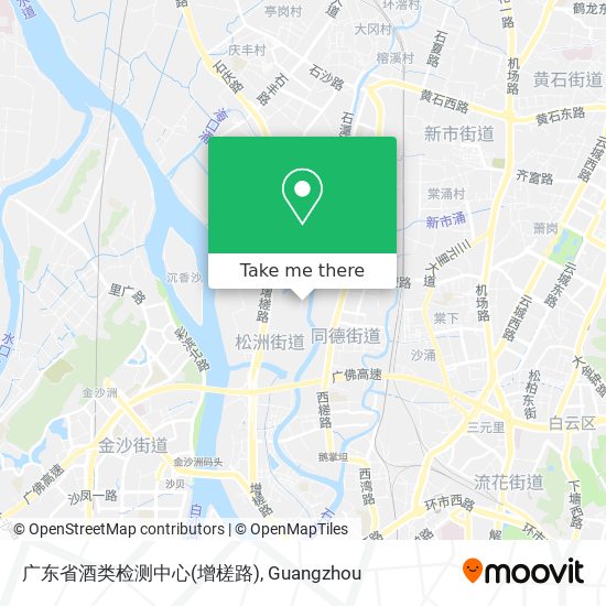 广东省酒类检测中心(增槎路) map