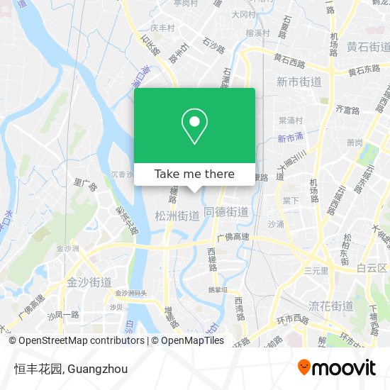 恒丰花园 map
