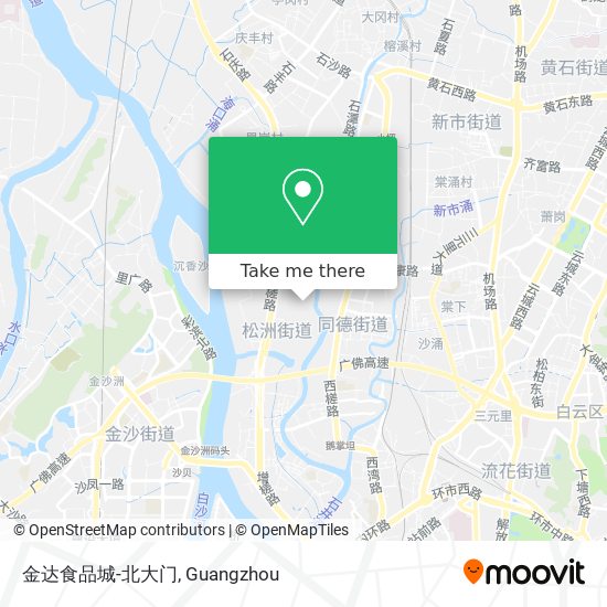 金达食品城-北大门 map