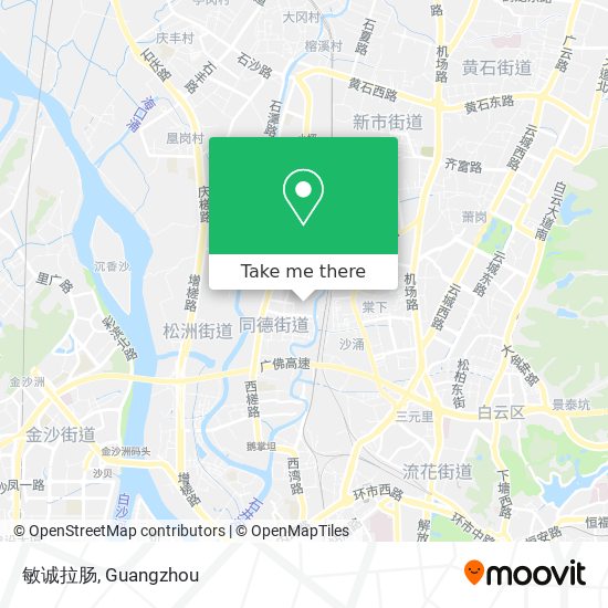 敏诚拉肠 map