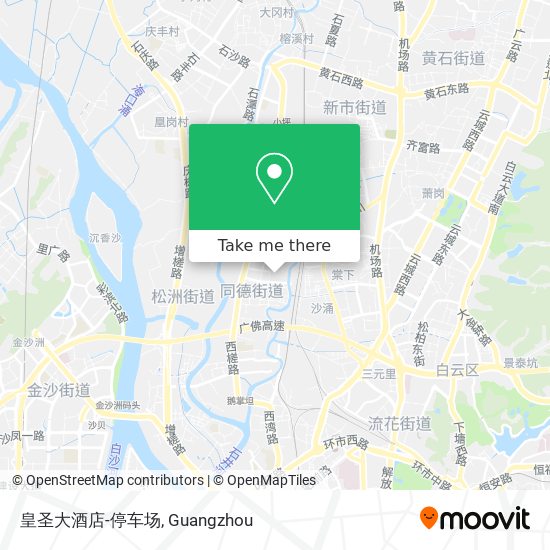 皇圣大酒店-停车场 map
