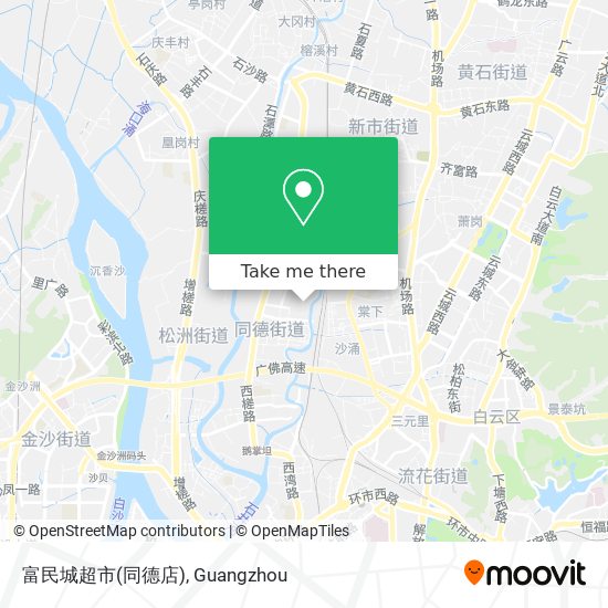 富民城超市(同德店) map