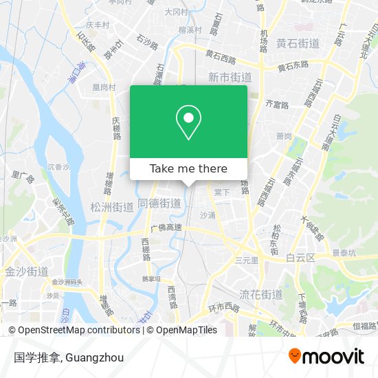 国学推拿 map