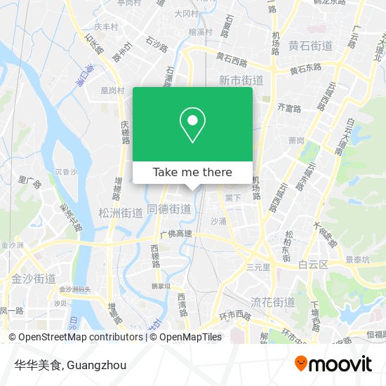 华华美食 map