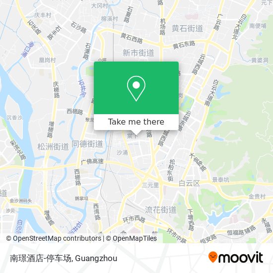 南璟酒店-停车场 map